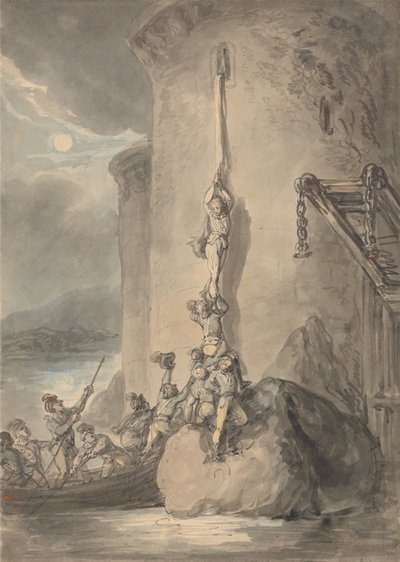 Una scappatella militare da Thomas Rowlandson